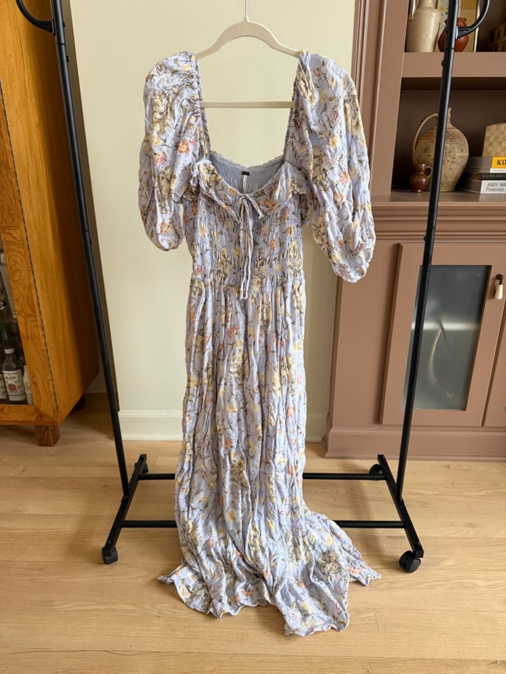 Free People Oasis Lavender Printed Midi Dress